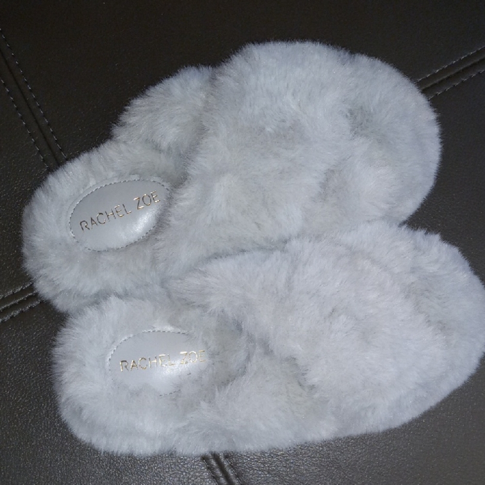 Rachel Zoe Women's Soft Gray Slippers